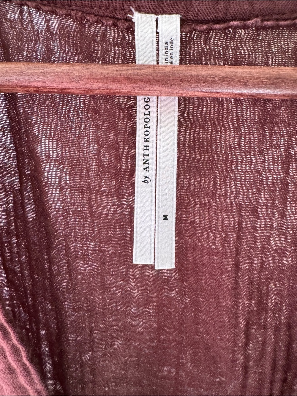 Anthropologie | Cottage Core The Kallie Flowy V-Neck Cotton Maxi Dress Medium - Picture 9 of 9